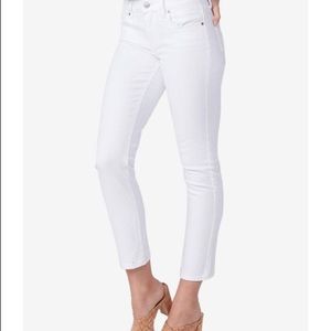 Paige White Crop Jeans